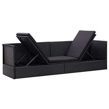 vidaXL Divano da Giardino con Cuscini Sofa con Cuscini Salotto Salottino Arredo Esterno Mobili da Giardino Sedile per Patio Grigio in Polyrattan