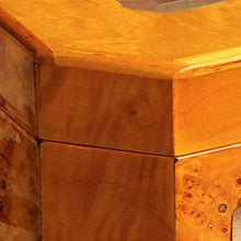 WY-YAN Legno di Cedro di Due Pallet cassetto Humidor Messa Giallo