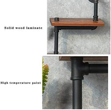 Una partizione Retro Style Industrial Wall Mount Riferimento specifico Taglie Helphlr Parete ripiano del banco di Mostra di Legno Solido Legno di Pino + Legno (Size : #2)
