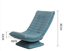 HongTeng Divani Piccolo sofà Girevole Comodo Casuale Salotto Pigro Camera da Letto Soggiorno Semplice Moderno Cuscino Spesso 65 × 82 cm (Color : Light Blue)
