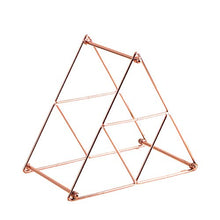 Buy and buy at Brandon Creative Home Decoration Ornaments Wrought Iron Wine Rack Pyramid Wine Rack Wine Display Rack RemovableRose GoldLarge