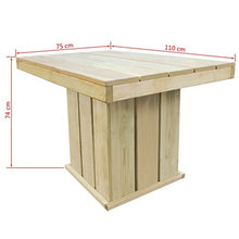 Xingshuoonline - Panchina da Giardino in Legno di Pino impregnato, 160 x 55 x 89 cm