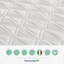 Farmarelax - Materasso Singolo 80x190, Altezza 18cm, Ortopedico, Imbottitura in Fibra, Ipoallergenico, Traspirante, Igienico, 100% Made in Italy - Ergo Royal