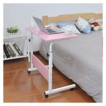 SXGKY Pieghevole da Tavolo Computer Portatile Registrabile Laptop Desk Ruota Portatile Ping può Essere Sollevato in Piedi Desk Scrivania Portatile FF (Color : Dark Khaki)