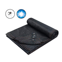 Nero Parasole Net Addensare Encrypted Isolamento Termico Panno Netta for Sun-Prova Shading Panno for Giardino Fiori e Piante (Size : 4mX8m)
