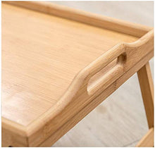 Tavolo da picnic all'aperto Tavolo portatile Portatile Tavolo portatile Tavolo portatile Natura Bamboo Semplice Computer Scrivania Pieghevole Regolabile per letto Divano Computer Stand Taccuino Tavolo