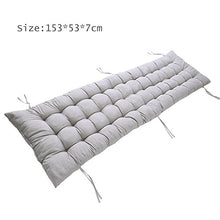 Maalr Cuscino per Sdraio Lettino, Sdraio Cuscino per Lettino da Giardino Portatile Cuscino Reclinabile Sedia Relaxer Coprisedile per Viaggi Vacanza Interno Esterno 160 x 48 cm (Grigio)