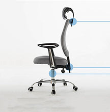 ZHJING Seggiola da Bar Correzione Chair Computer di casa Sedie Ufficio ergonomiche Seggiovia Sedia del Personale della sede Antiscivolo (Color : Red)