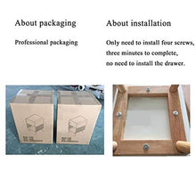 Comodino,Tavolino Laterale Camera da Letto Comodino per Camera da Letto, Tavolino Leggero, Tavolino da Tavolo Assemblato, Tavolo da Bagno in Legno E Ferro con 1 Cassetto Facile da Installare