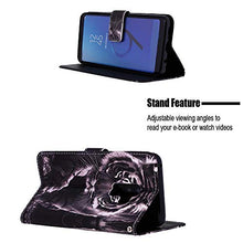 Robinsoni Custodia Compatibile con Samsung Galaxy S9 Plus Case Portafoglio Galaxy S9 Plus Cover Libro Case Pelle Antiurto Case Taccuino Magnetica Cover Libretto Cartone Animato Case Cover Tigre