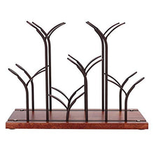 BYARSS Portabottiglie da Tavolo Bar casa,Portabottiglie da Tavolo, Elegante Bar da casa 6 Bottiglie Portabottiglie da Tavolo con Supporto per espositore(Bronzo)