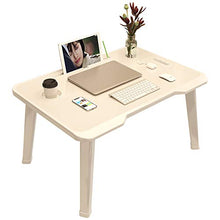 HDZW Scrivania Portatile Pieghevole, scrivania per Laptop Multifunzione, scrivania per Laptop Multifunzione con Vassoio Desktop e Ventola di Raffreddamento Interno