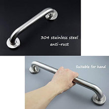 Znfs Binari di Sicurezza per Vasca da Bagno, Manico Antiscivolo in Acciaio Inox, Maniglione Barriera per Bagno ad Alta Stabilità, Maniglia di Bilanciamento WC (Dimensioni : 25 Centimetri)