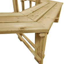 FAMIROSA Panchina da Giardino 240 cm in Legno di Pino Impregnato-9089