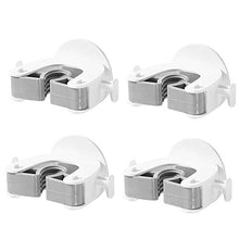ZXCASDF Stile Nordico Perforato Volante Supporto per Mop Bagno Antiscivolo Impermeabile Mop Bagno Gancio Appiccicoso Gancio Scopa Carta Clip Gancio Supporto per Mop,Grigio