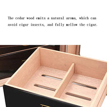 Cigar Humidor, Casa Sigaro Idratante Gabinetto Legno di Cedro Cigar Box Set Idratante può Contenere Circa 50-75 (240 * 240 * 240Mm)