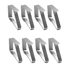 GAKIN - Set di 8 morsetti per tovaglia, in acciaio INOX, flessibili