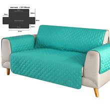 NAttnJf di Divano, Moderno Singolo/Doppio/Tre posti Divano Slipcover Furniture Divano Copertura Pad, Poliestere, Mint Green, 3