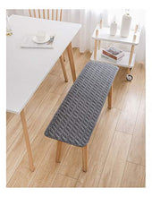 Cuscino per panchina Cuscino per Panca da Giardino, Cuscino da Pavimento Tatami, Cuscino da Pavimento per 2-3 posti, Patio Rettangolari Cuscino per Panche-Marrone 200×40cm(79×15in)