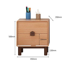 GXT WGZ- Comodino Camera Locker, Camera da Letto Comodino, Soggiorno Locker, Living Room Divano Fianco del Mobile (Color : Wood Color)