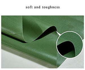 WEIJINGRIHUA Telo in PVC Impermeabile Rivestito Patio Protezione delle Piante Tarps all'aperto Fogli Cover - 650g / □ (Color : Green, Size : 3x3m)