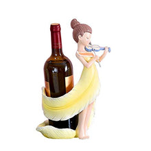 Portabottiglie Controsoffitto Wine Rack Room Art Ornamenti un regalo for gli amanti del vino (tre stili) ragazza del violino Vino Accessori multifunzionale for bambini Portabottiglie da appoggio