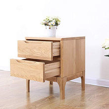 Elegante Semplicità Tavolino Comodino in Legno 2Drawer Design Organizer per Archiviazione Comodino Comodino Mobili per Camera da Letto, DTTX001