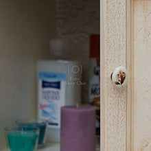 Shop Chic Arredo bagno base e lavabo 75cm in finitura avorio decapè