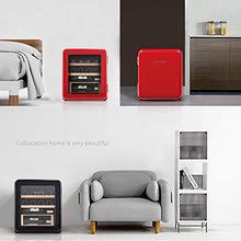 XJBHRB Armadio per Sigari, Armadio per Sigari Elettronico, Umidificatore per Sigari, Controlli Touch, 2 Ripiani in Legno + 1 Cassetto