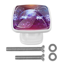 Universo galattico 4 PCS Pomelli per Porta, Pomolo per Mobile, Pomelli per Mobili con Viti, Maniglia per Armadietto, Pomelli per Porta, Pomelli per Cassetti per Porta, Armadio, Cassetto e Credenza