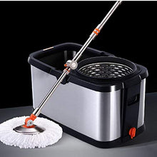 SSAYY Spray Mop Mop Secchio Rotante Doppio Trascinamento Trascinato in Acciaio Inox Rotazione Mop/Mop Casa/Living Strumenti per La Pulizia della Casa