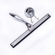 ShinyAmber Glass Wiper Detergente per vetri per vetri in Acciaio Inossidabile Maniglia per Raschietto Pulizia tergicristallo Lavavetri Doccia Specchio per Bagno (Silver, 25 * 17 * 4cm)