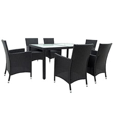 WYLZLIY-Home Set Mobili da Giardino Set Mobili da Esterno Seduta A Sedere in Rattan di Alta qualità Set da Giardino per Giardino Cattan Sedia Mobili da Giardino All'aperto con Tavolo 6 Sedie