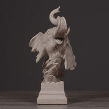 Bradoner - Elefante contratto Vive In Vino Arca Ornamento Salotto TV Arca Camera da Letto 19* H30.5CM