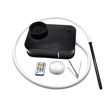 UTDKLPBXAQ Set di Narghilè Shisha Portatile con Narghilè a Libro in Acrilico con Luce a LED Include Accessori per Narghilè per Fumatori