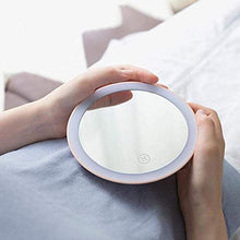 LBWARMB Trucco Specchio con luci Makeup Mirror LED con Luce Desktop Creativo Magnetic Wall Hanging Portatile Fill Luce dello Specchio di Bellezza Specchio da Toilette di Ricarica USB