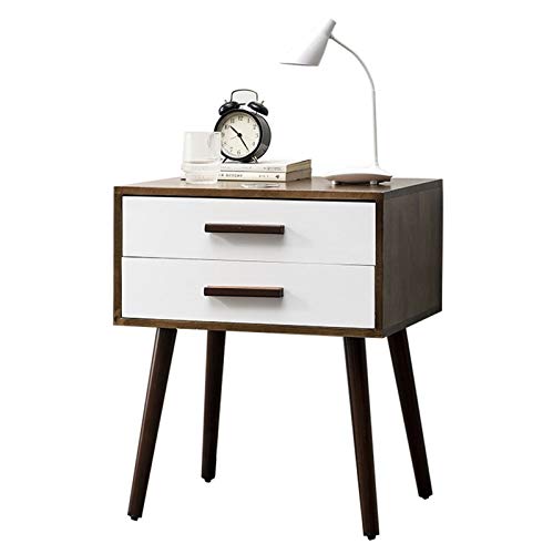 Yyqx Comodino In Legno Solido Intelligente Comodino Semplice Moderno Nordic Light Lusso Piccolo Armadio Con Noce Chiaro Colore Comodino Comodino