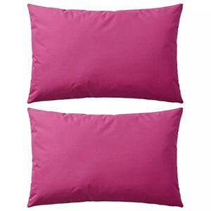 SKM Cuscini da Esterno 2 pz 60x40 cm Rosa
