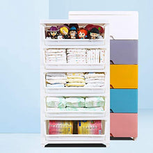 CaoQuanBaiHuoDian Guardaroba Semplice Portatile in plastica cassetti 5 cassetto dell'organizzatore di immagazzinaggio for i Vestiti da Letto Sala Giochi Design Robusto e Stabile