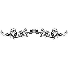 T-MK449 - Adesivi per testiera del letto, 22 x 140 cm, colore: Nero