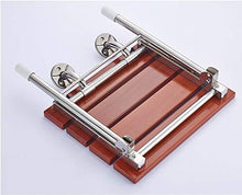 Raelf Bagno Pieghevole Pieghevole Sedile Sgabello Sgabello Sgabello Sgabello Pieghevole Sgabello Sgabello Bagno Bagno Parete da parete Sedia da parete anziana Panca in legno massello [classe energetic