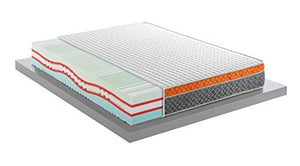 MENTOR - Materasso Memory Med Advanced H2 Matrimoniale 160x190 Plasmatic Med 4D H26 Evo DISP. Medico DETRAIBILE 10 cm di Memory, 11 Zone, sfoderabile