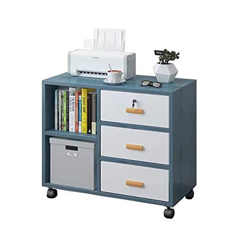 Blu Comodino a 3 Strati Comodino Divano Laterale Comodino Facile da Montare Comodino mobili multifunzionali Bagagli Rack Adatto a Camera da Letto Bedside Soggiorno