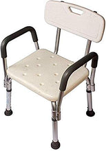 NYDZDM - Sgabello da bagno per doccia, altezza regolabile, con braccioli, in alluminio leggero, con altoparlante incinta usurato, 200 kg