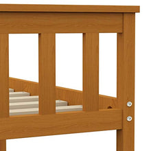 FAMIROSA Giroletto con 2 Cassetti Marrone Miele Legno di Pino 100x200 cm-0529