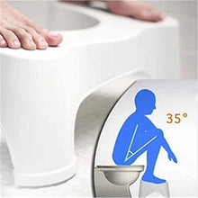 Sgabello da Toilette da Bagno, Sgabello da Toilette accovacciato Antiscivolo Ausilio per Il Bagno Sgabello da Bagno in plastica Aiuta ad alleviare la stitichezza, da Usare in Qualsiasi Bagno 7.1