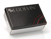 LUDI-VIN 5060388470333 Porta Bottiglia patinata di Resina Bianco 21 x 10,5 x 20 cm