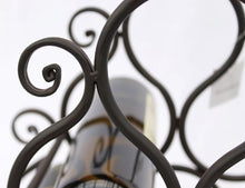 DanDiBo Scaffale Vino JC130060 in Metallo per 10 Bottiglie Porta Bottiglie 52cm Scaffale Bottiglie