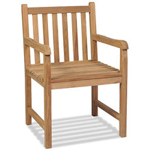 vidaXL 2X Legno di Teak Sedie da Giardino con Braccioli Seggiole da Esterno