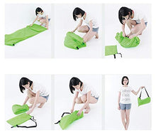 HongTeng Divani Divano Gonfiabile Anfibio Multifunzionale Divano Portatile Piscina Portatile all'aperto Spiaggia Cuciture Cuciture Sacco a Pelo Letto 70 × 220 cm (Color : Green)